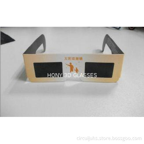 Eco-Friendly Solar Eclipse Glasses Eyewear High Efficiency